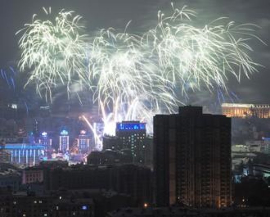 Бейби, лайт май фая: новогодний фейерверк на Майдане