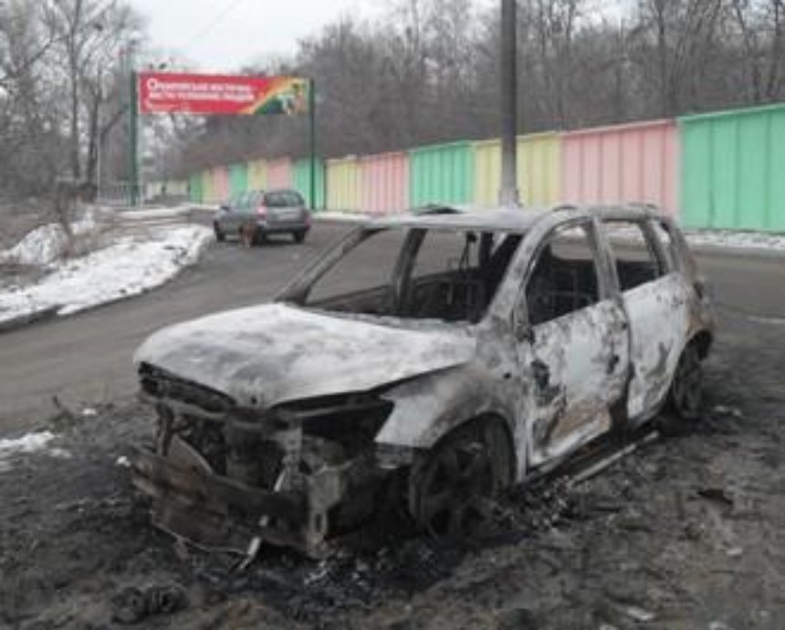 Подробности взрыва автомобиля в Киеве (фото)