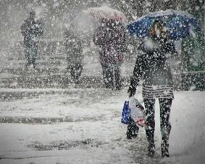 Во вторник в Киеве обещают небольшой мокрый снег