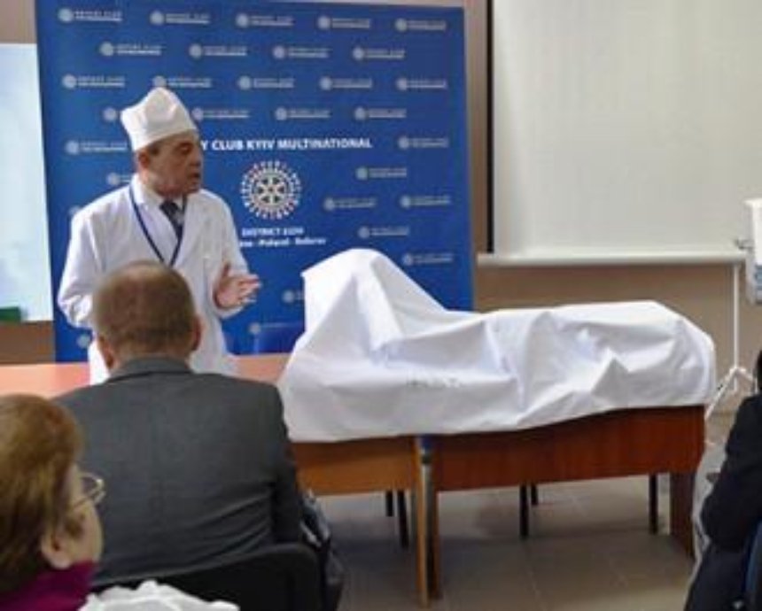 Ожоговый центр при Киевской клинической больнице №2 получил высокотехнологичное оборудование от Rotary International