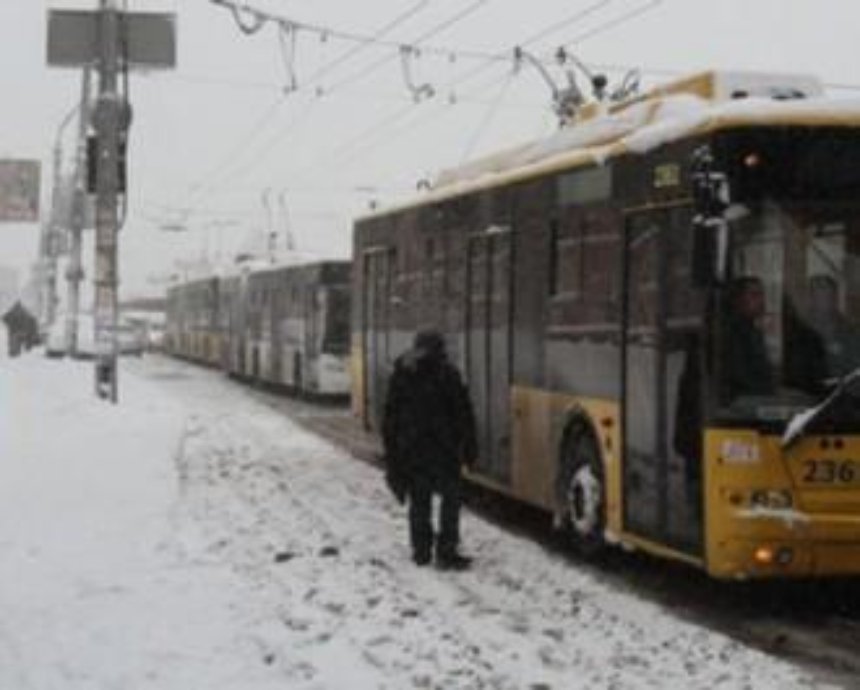 В в одном из районов Киева приостановят движение троллейбусов