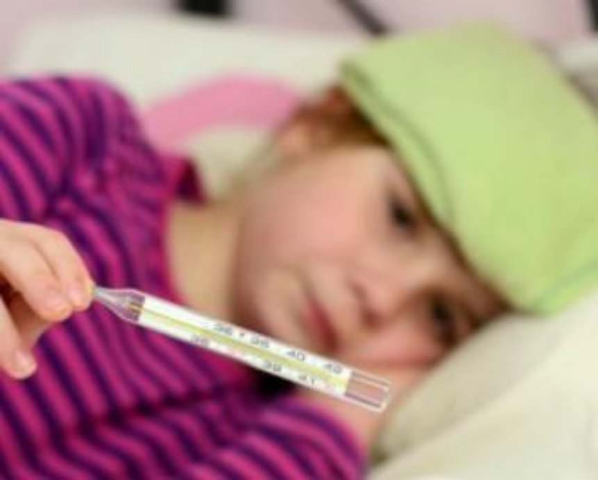 В Киеве гриппом заболели 65% детей