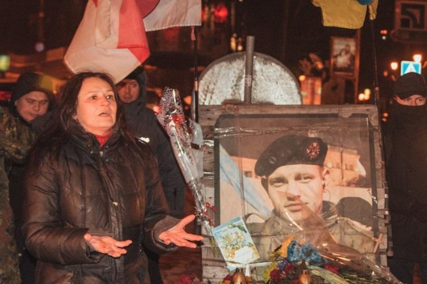 В центре столицы прошел марш в память о погибшем на Майдане Михаиле Жизневском (фото)