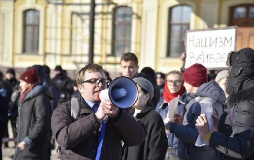 В Киеве антифашисты провели митинг против насилия (фото)