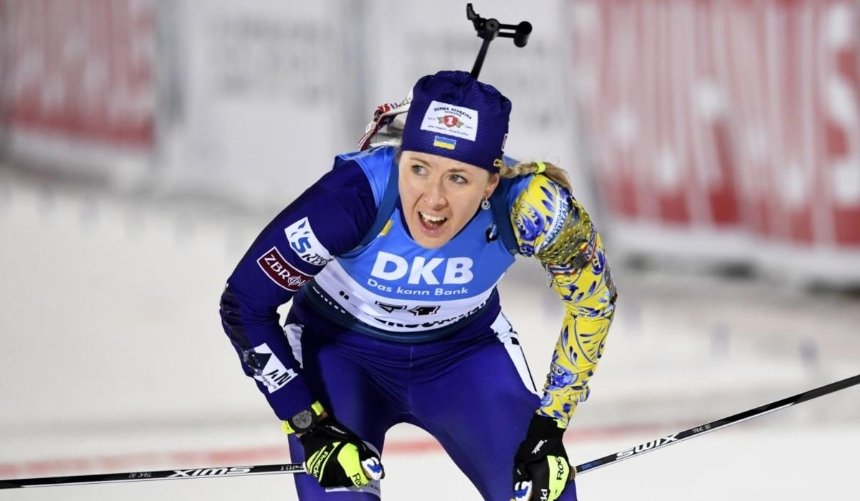 Украинка Юлия Джима завоевала серебро на этапе Кубка мира по биатлону