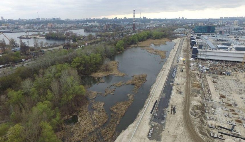 В Киеве начали ревитализацию реки Почайна — вокруг нее построят парк