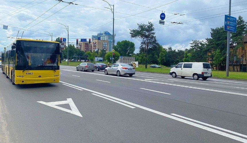 Поліція не погодила смуги громадського транспорту у Києві