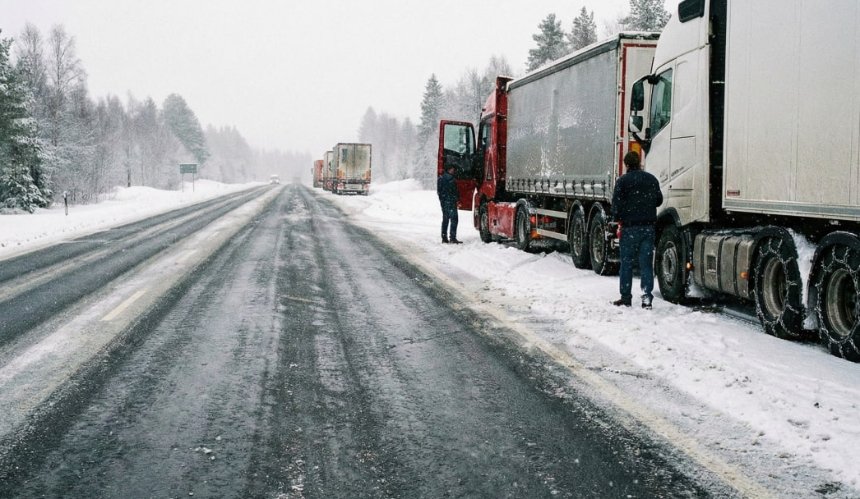 У Києві 6 січня через туман та ожеледь можуть ввести обмеження для вантажівок