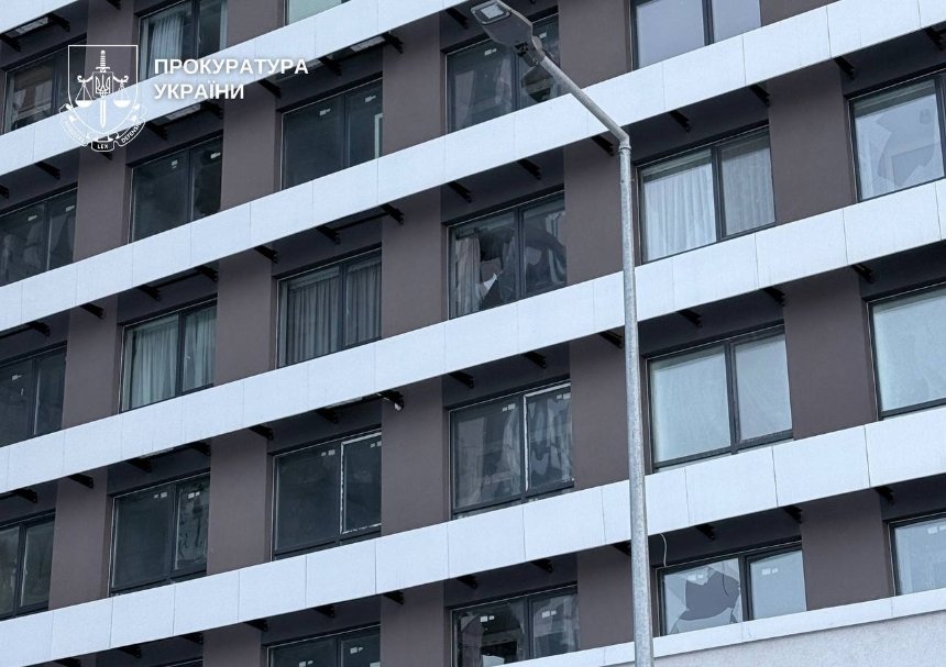 Пошкодження будівлі Національної бібліотеки імені В. І. Вернадського