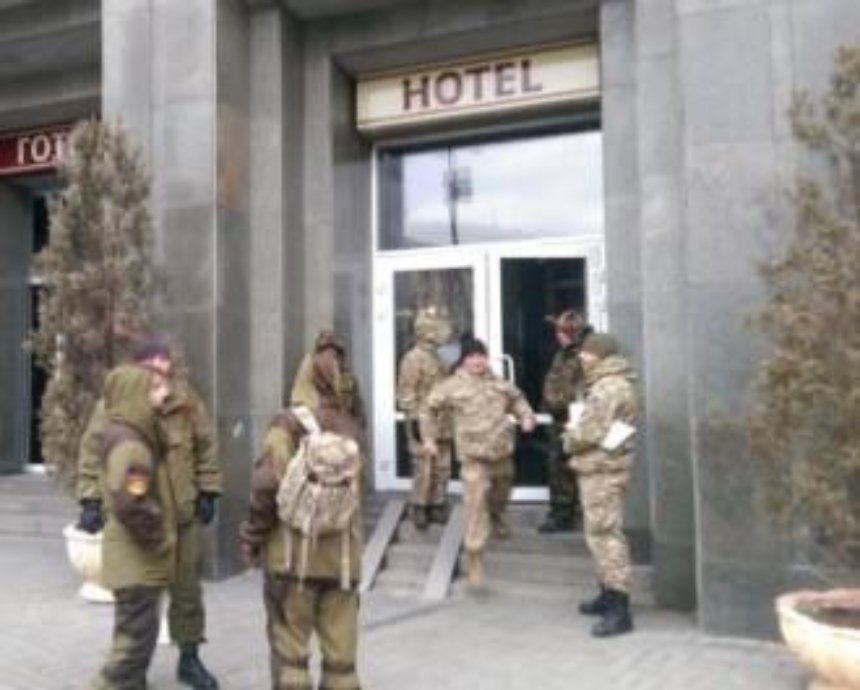 В Киеве активисты захватывали отель