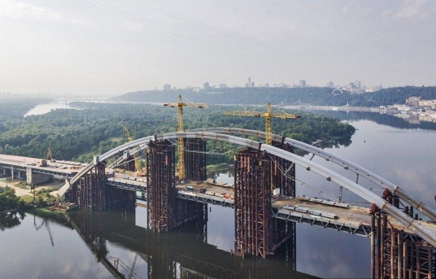 Сотни миллионов: Киеврада выделила деньги на достройку Подольского моста