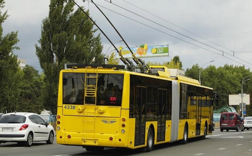 В Голосеевском районе изменится маршрут троллейбусов