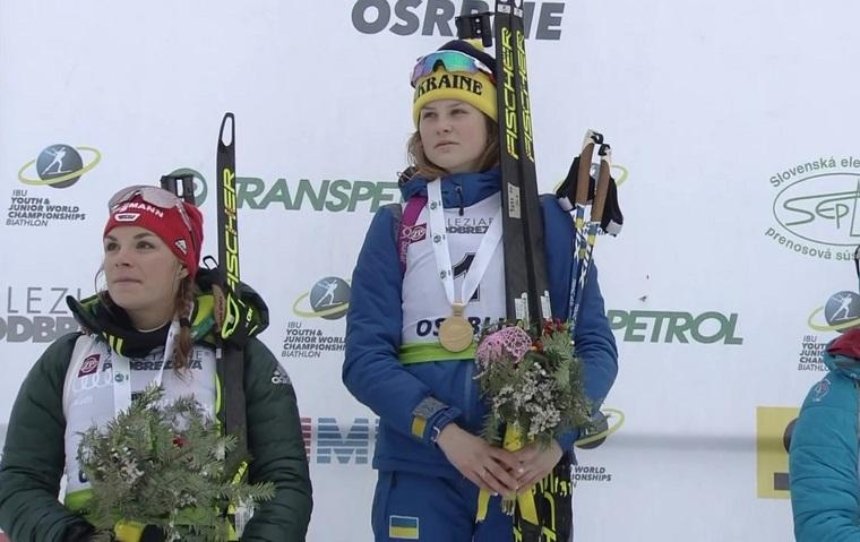 Украинская биатлонистка стала двукратной чемпионкой мира