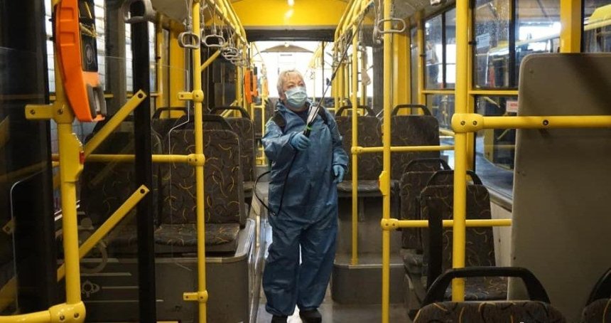 Общественный транспорт в Киеве моют внутри и снаружи, — «Киевпастранс» 