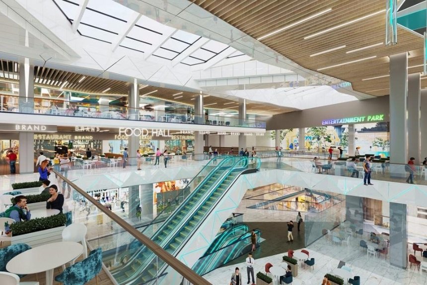 Как будет выглядеть новый ТРЦ Ocean Mall изнутри