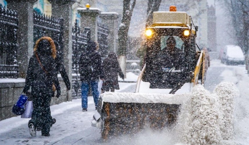 Цифра дня: сколько снега выпало в Киеве на этой неделе