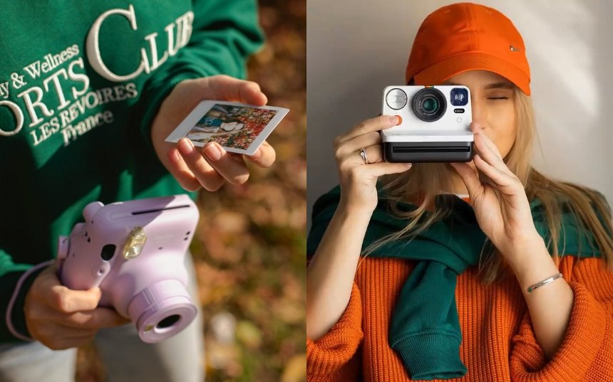 Камера Fujifilm Instax Mini 11 — около 3000 грн, камера Polaroid Now — 4500 грн
