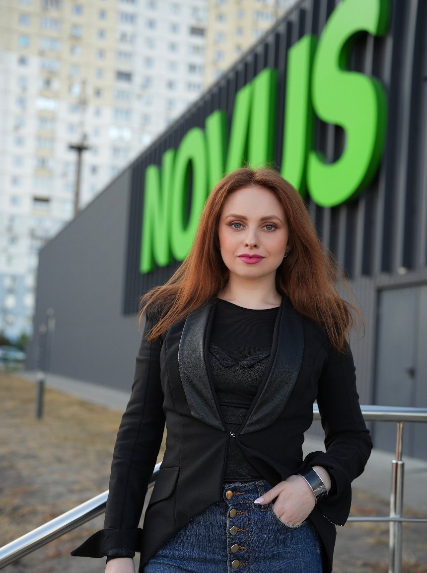 Кристина Івченкою, керівниця PR-відділу у NOVUS