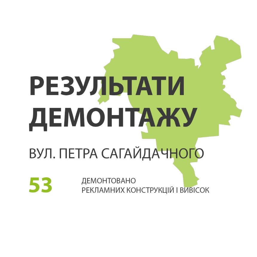 Вулицю Сагайдачного у Києві очистили від незаконної реклами: як вона виглядає тепер