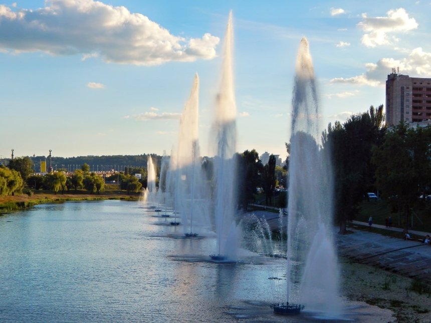 Русанівські фонтани зараз. Фото: Олександр Котов