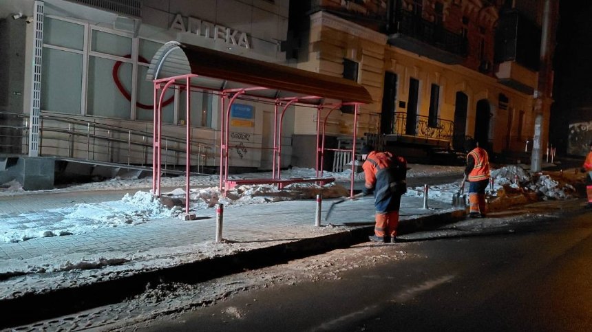 Боротьба зі снігом у Києві