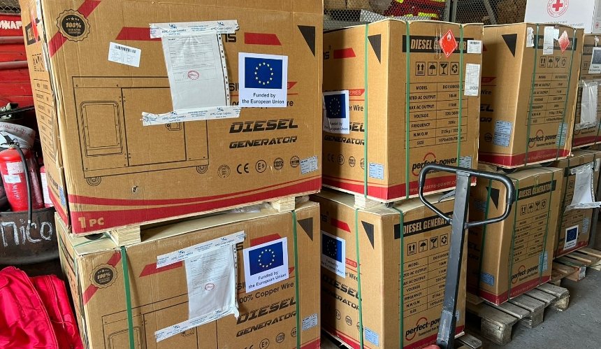 Київщина отримала 50 генераторів від Червоного Хреста: куди їх розподілять