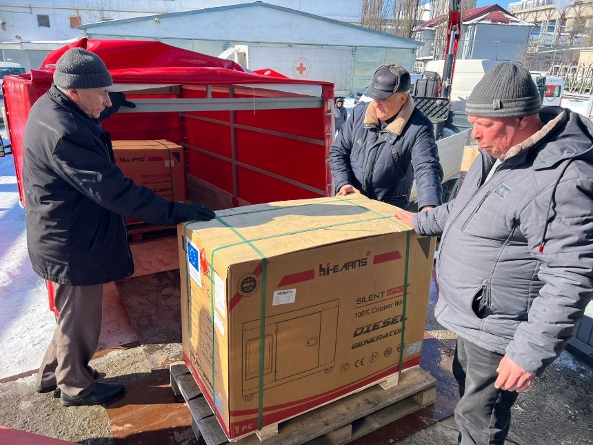 Київщина отримала 50 генераторів від Червоного Хреста Київщина отримала 50 генераторів від Червоного Хреста