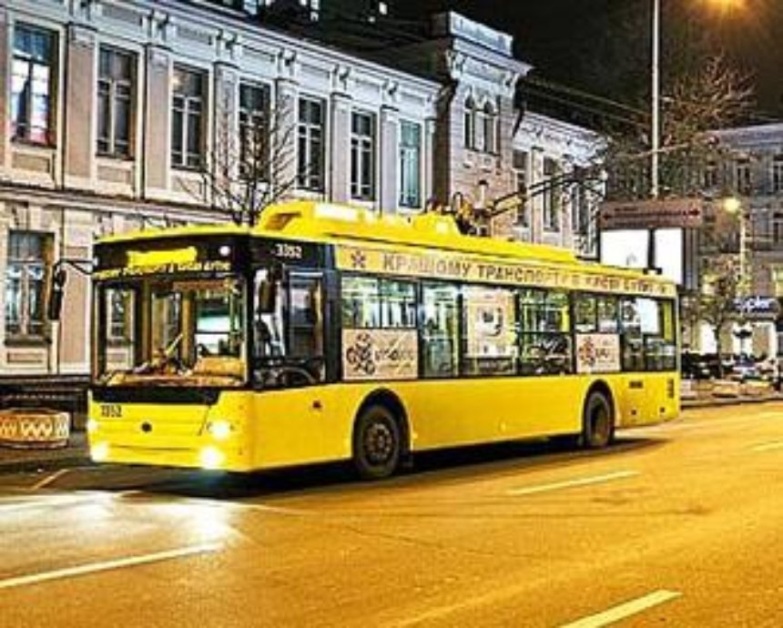 Из-за пожара в Киеве ряд троллейбусов изменили маршрут