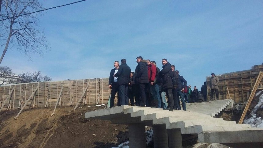 Когда в Киеве достроят лестницу между Пейзажной аллеей и Подолом (фото)