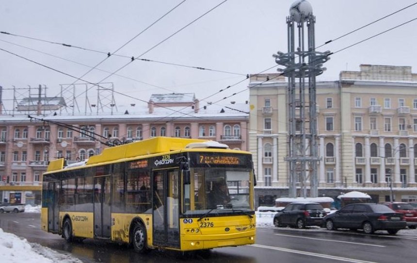 В центре Киева временно отменят остановки общественного транспорта 