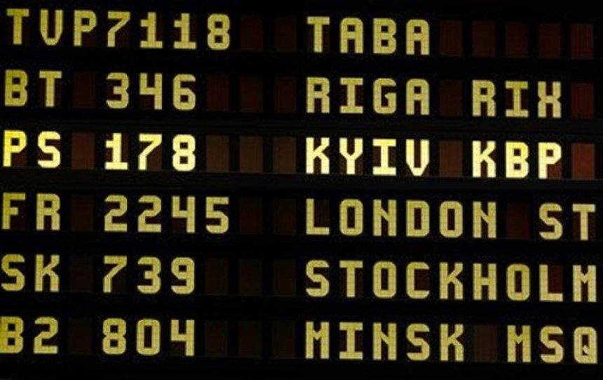 В аэропортах Литвы Киев начнут писать правильно