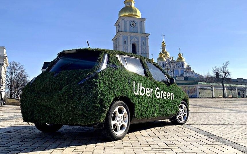 UberGreen запрацював в Києві: поїздки від 55 грн