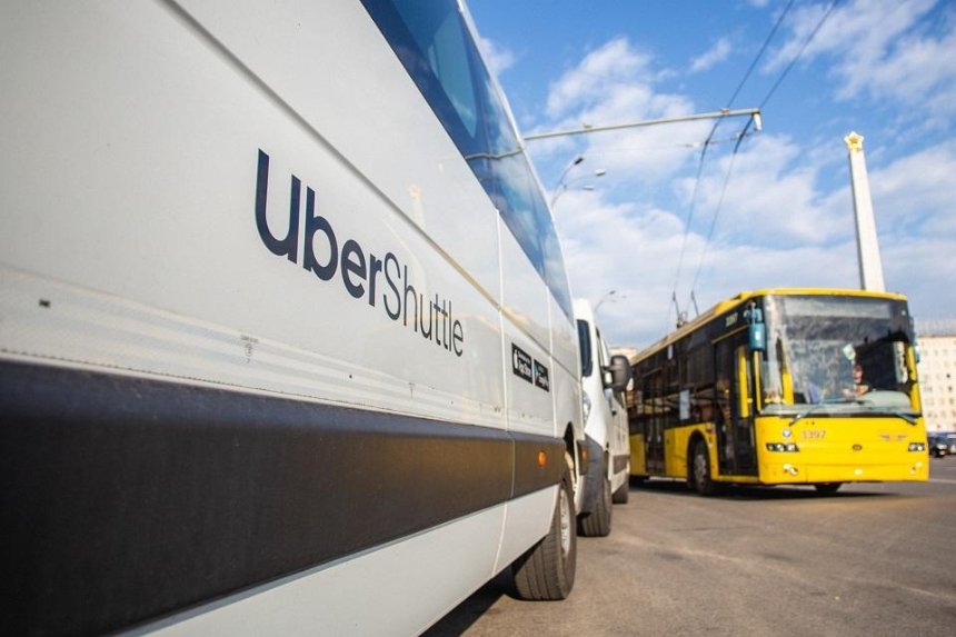 Uber Shuttle запускает маршруты из Киева в Вишневое и Бучу
