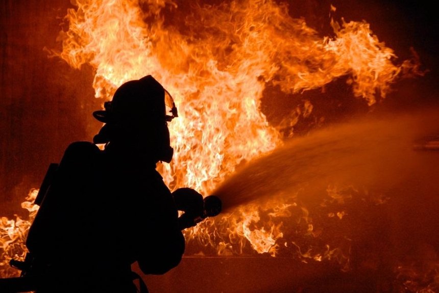 В Киевской области произошел масштабный пожар