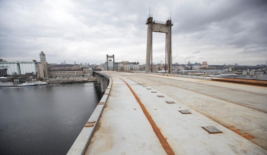 До конца весны на Подольском мосту завершат строительство заезда с Верхнего Вала, — Кличко