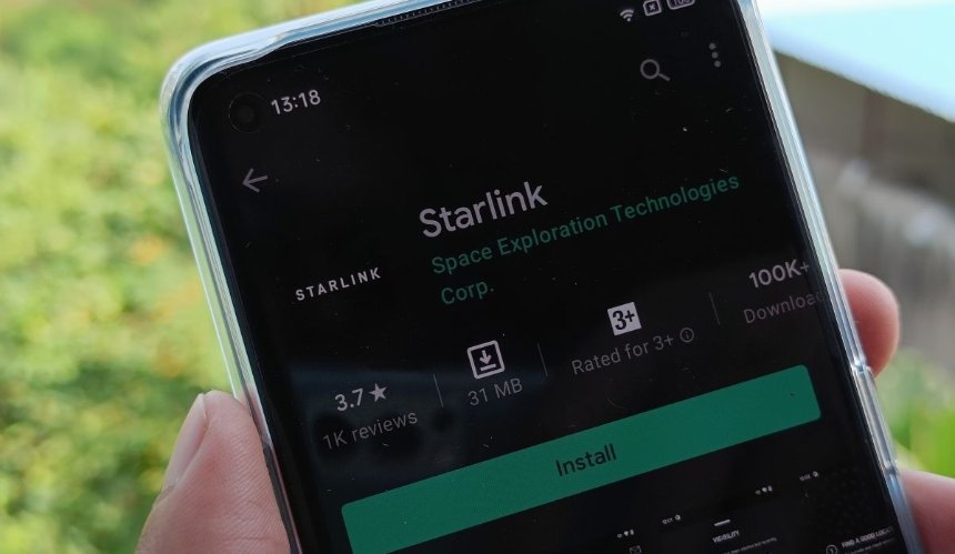 Додаток Starlink став найбільш завантажуваним в Україні