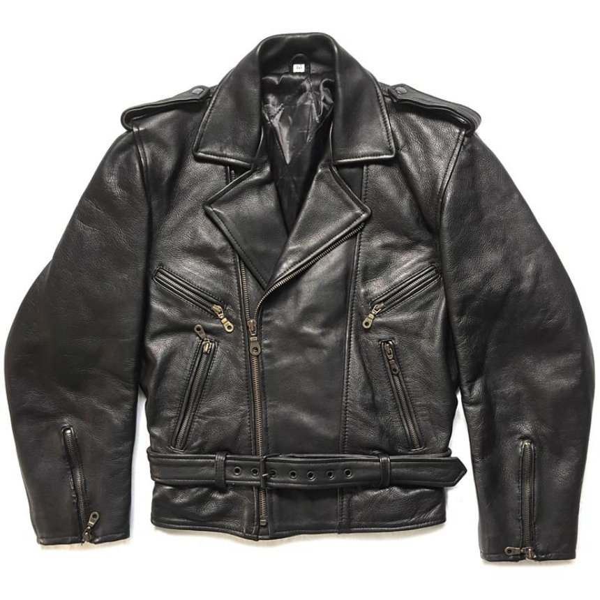 Раритетна вінтажна мото куртка-косуха 90-х