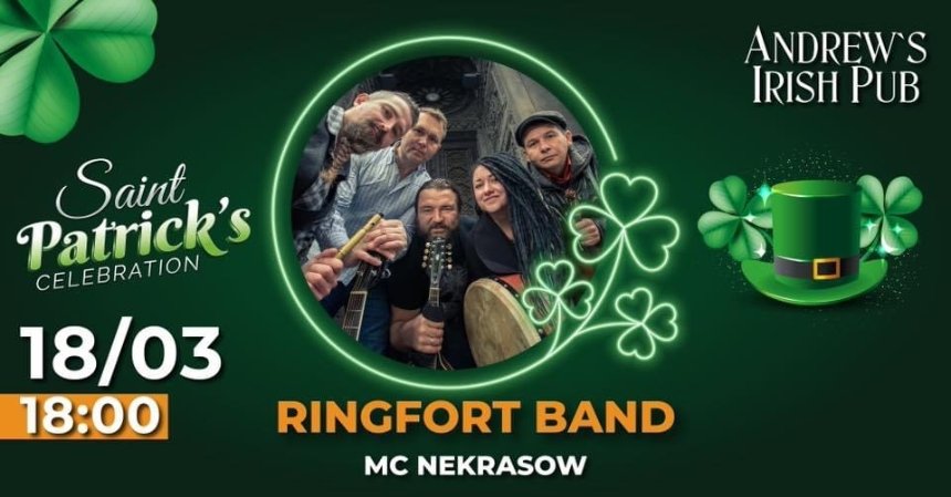 День святого Патріка 2023: Patrick's Day — Ringfort Band