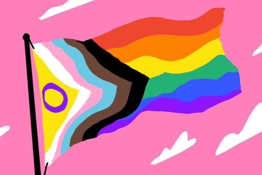 Прогресивний ЛГБТК+ прапор
