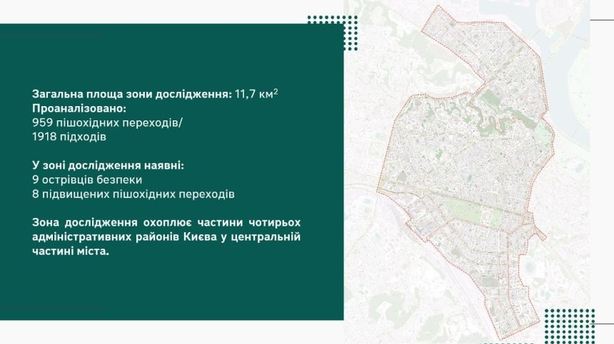 Всього 25% переходів у центрі Києва відповідають вимогам доступності