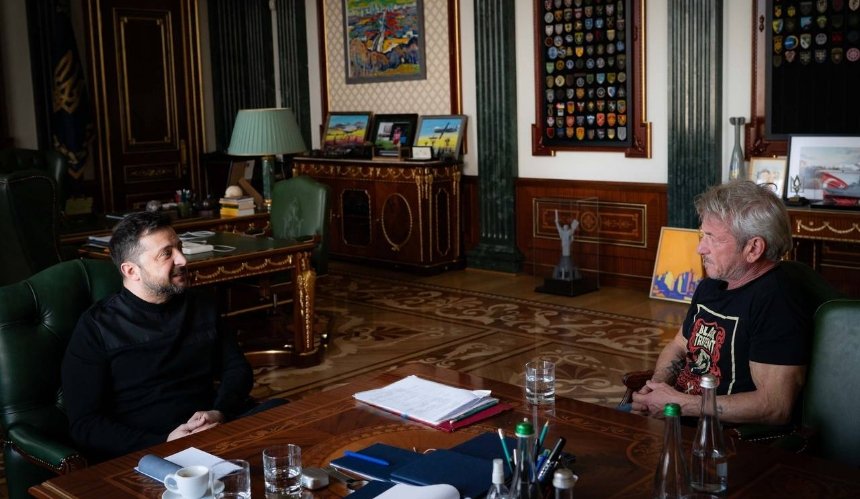 Актор Шон Пенн пропустив вручення "Оскара" заради візиту до Києва: що відомо