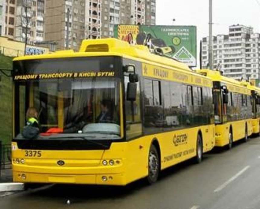В Киеве временно закроют троллейбусный маршрут №7