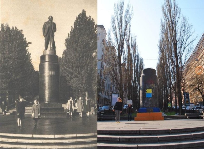 Большая разница: послевоенный Киев vs современность (фото)