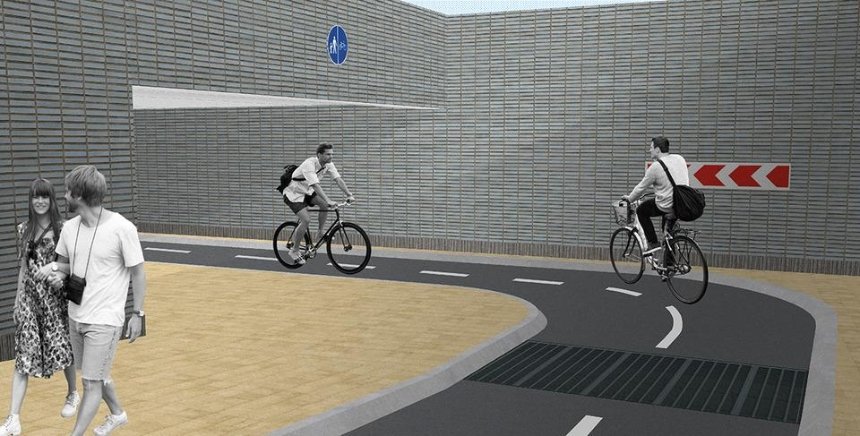 Активисты предложили сделать велодорожку в подземном переходе на проспекте Бандеры