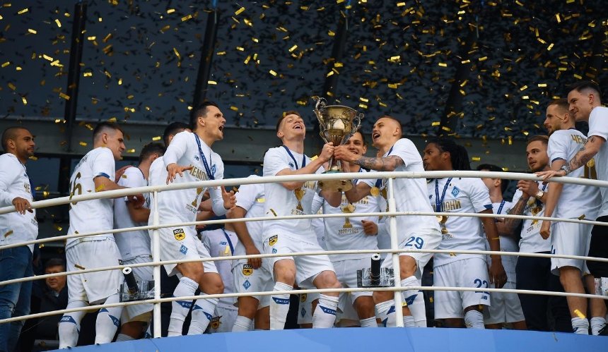 «Динамо» впервые за пять лет стало чемпионом Украины по футболу