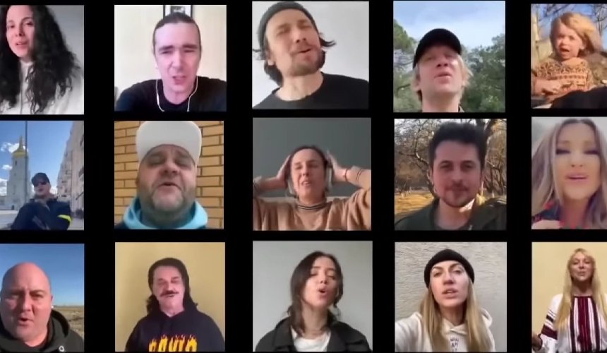 "Ой у лузі червона калина": українські зірки підтримали музичий флешмоб