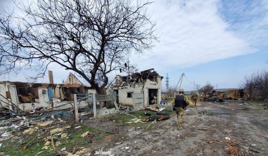 Звільнена від окупантів Вільхівка — майже повністю знищена