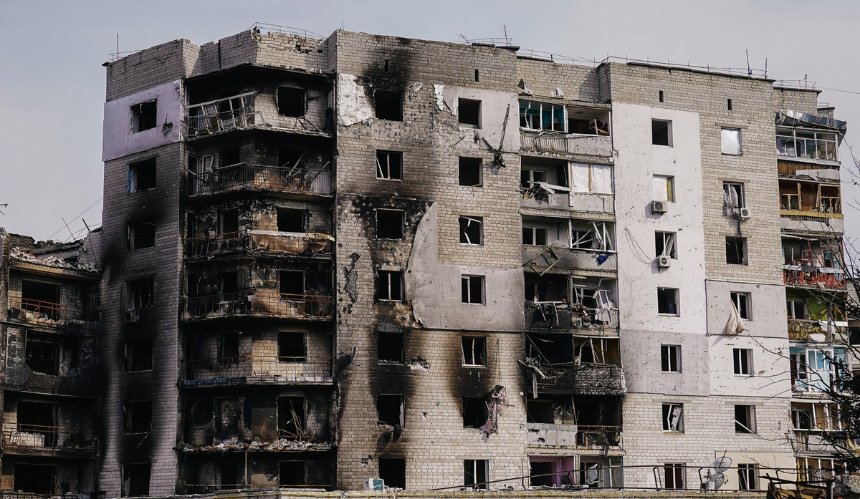 На Київщині війська рф повністю зруйнували понад півтисячі будівель