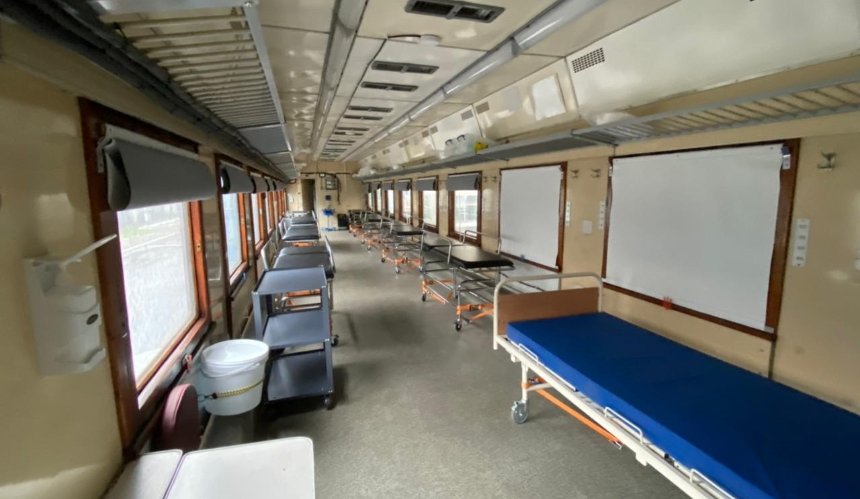 В Україні запустили евакуаційний потяг-госпіталь (фото)