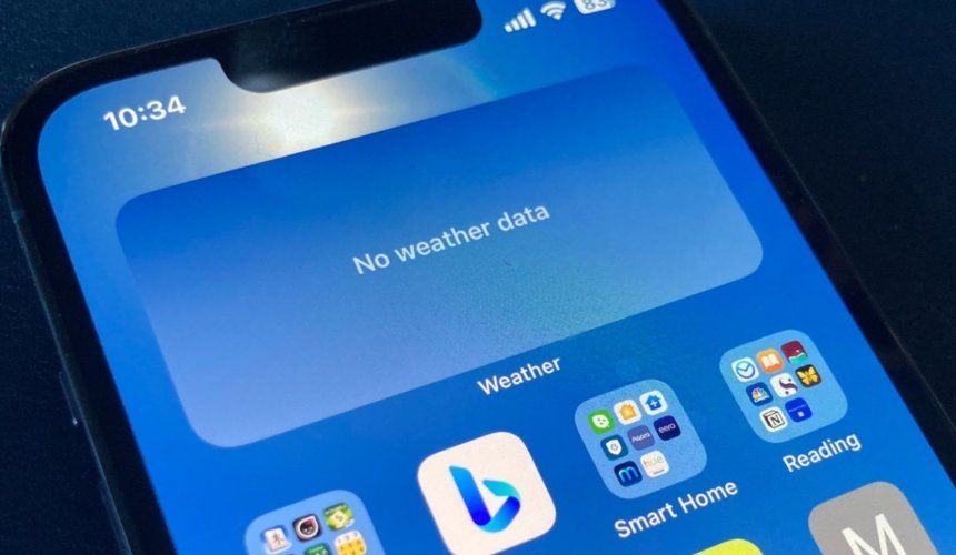 Збій в iPhone: користувачі не бачать прогноз погоди